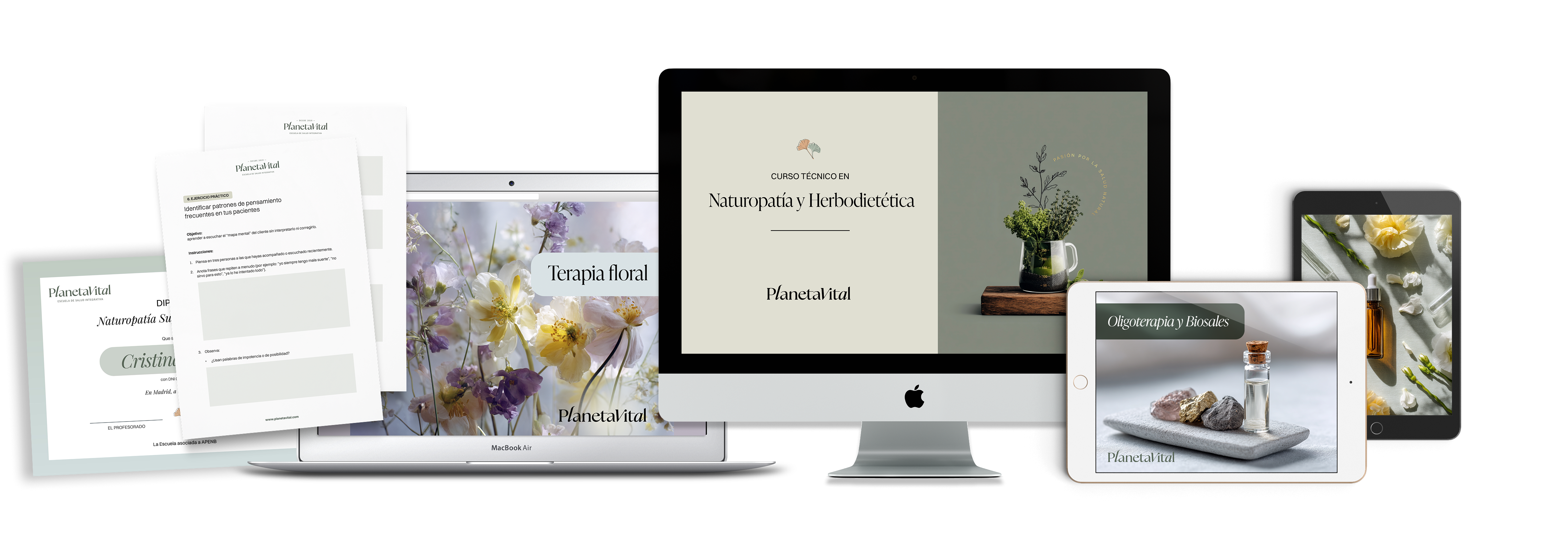 Contenido del curso de naturopatía · Planeta Vital
